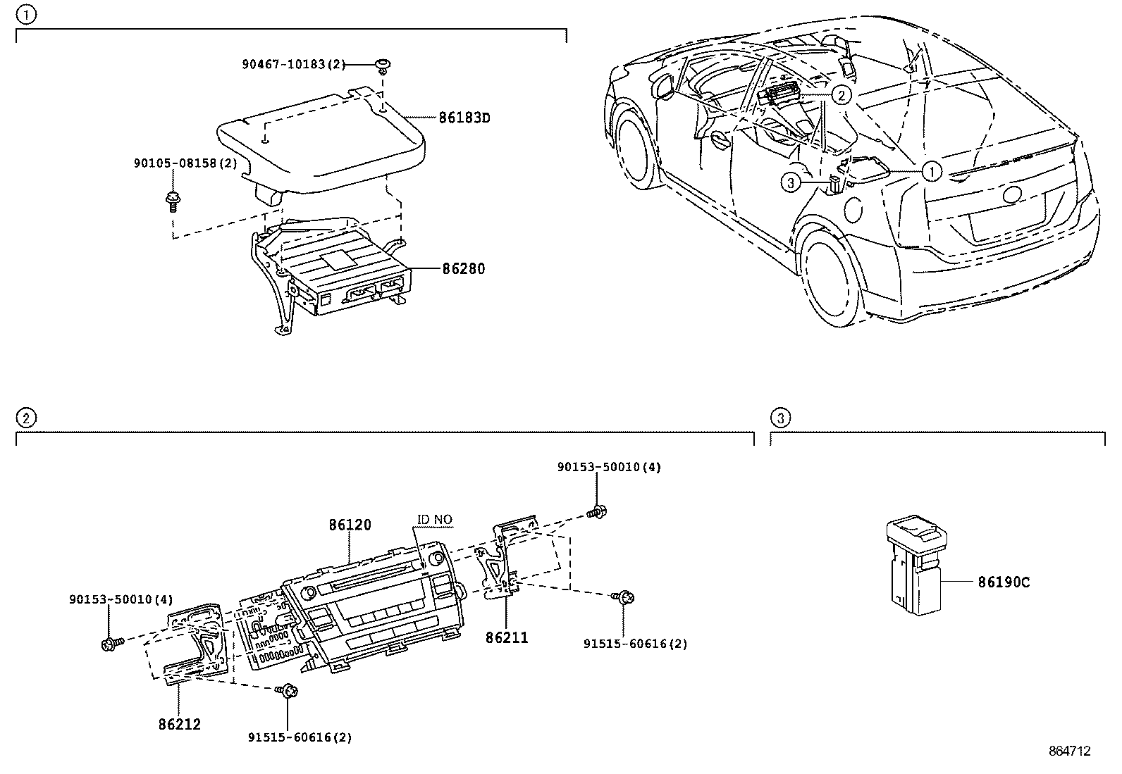  PRIUS |  RADIO RECEIVER AMPLIFIER CONDENSER