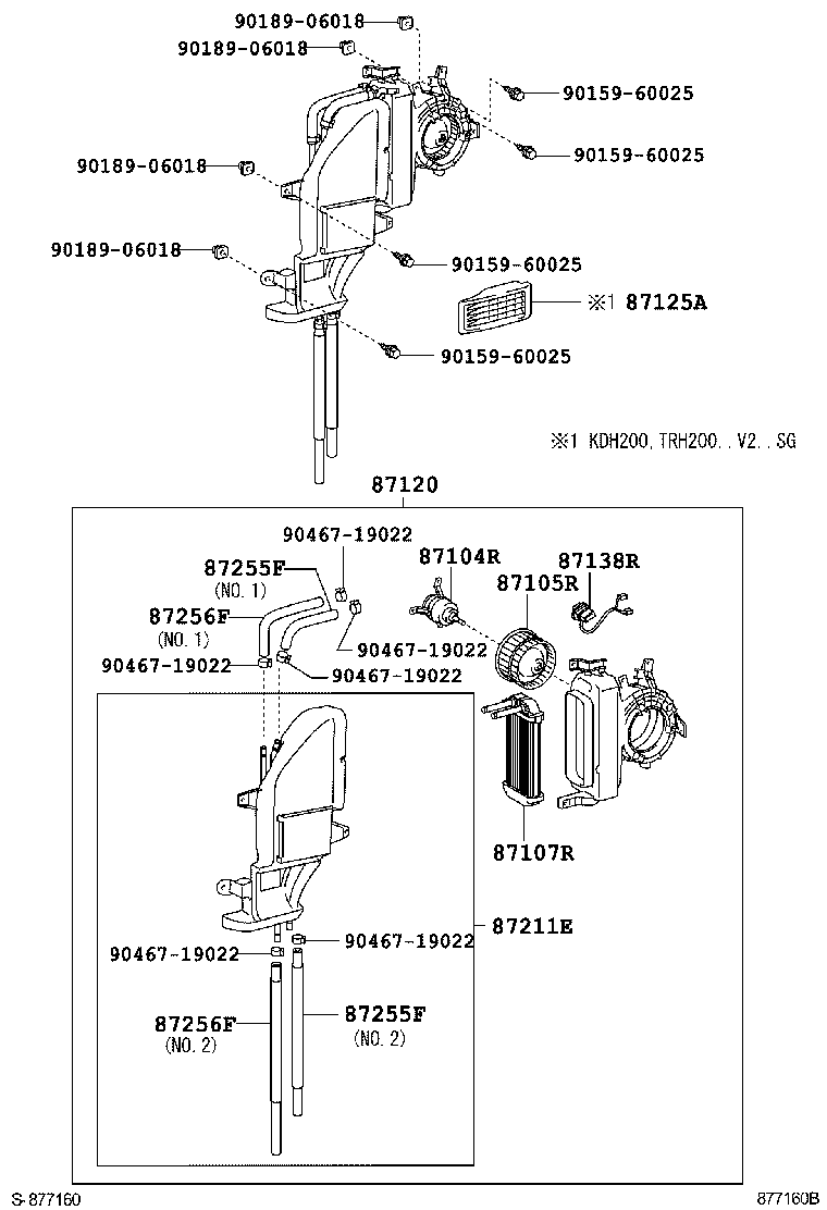 HIACE REGIUSACE |  HEATING AIR CONDITIONING HEATER UNIT BLOWER