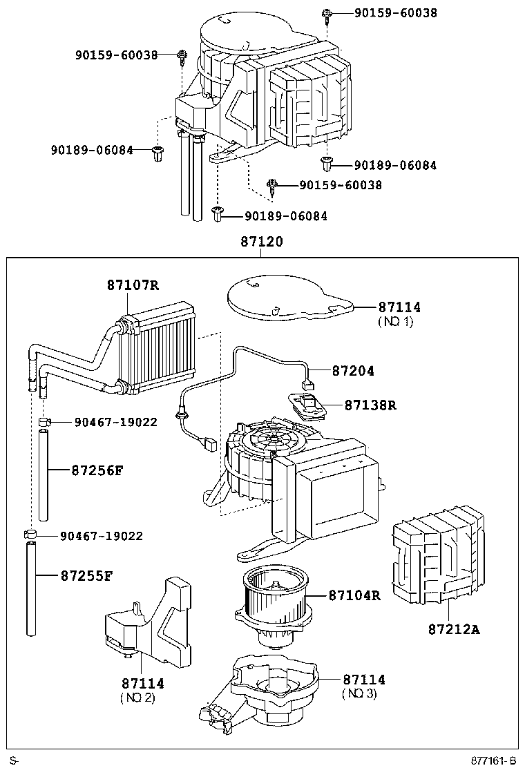  HIACE REGIUSACE |  HEATING AIR CONDITIONING HEATER UNIT BLOWER