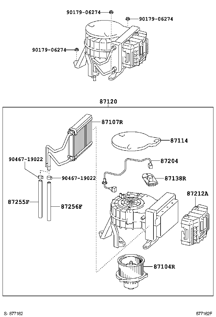  HIACE REGIUSACE |  HEATING AIR CONDITIONING HEATER UNIT BLOWER
