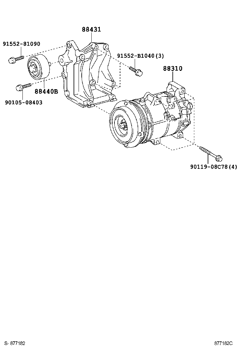  HIACE REGIUSACE |  HEATING AIR CONDITIONING COMPRESSOR