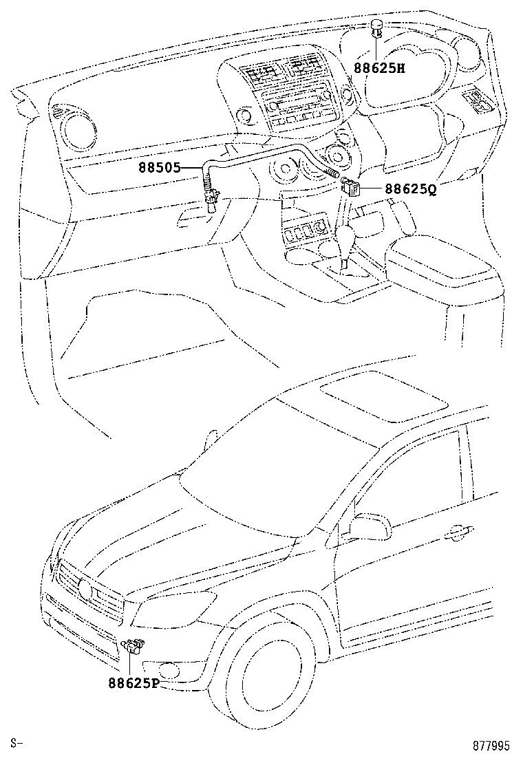  RAV4 VANGUARD |  HEATING AIR CONDITIONING CONTROL AIR DUCT
