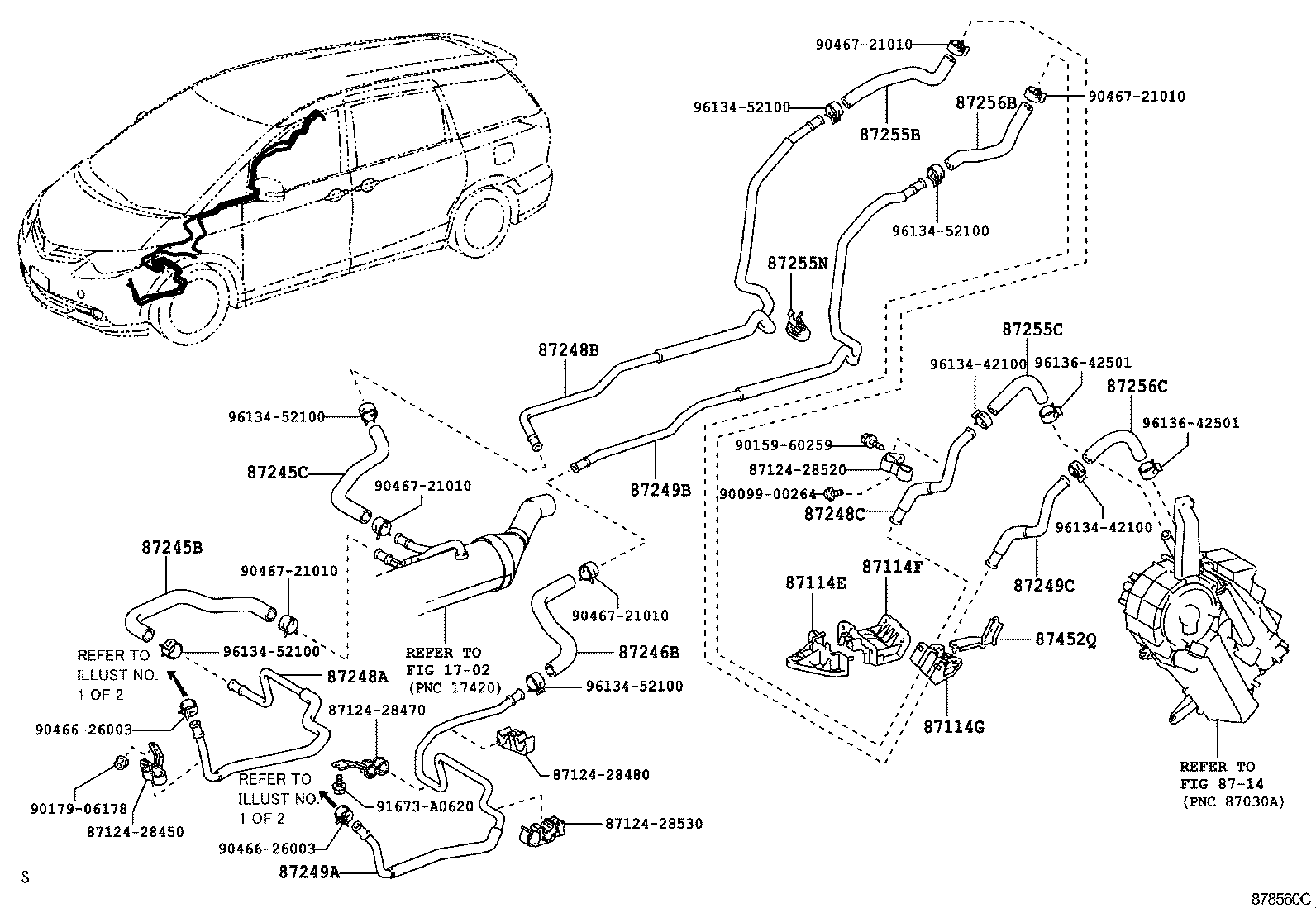  ESTIMA HYBRID |  HEATING AIR CONDITIONING WATER PIPING
