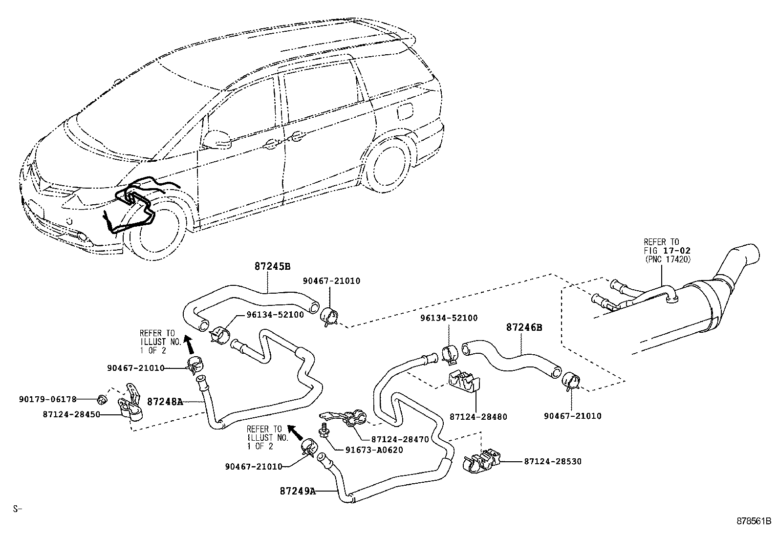  ESTIMA HYBRID |  HEATING AIR CONDITIONING WATER PIPING