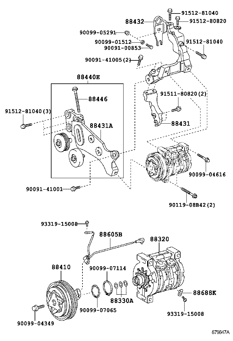  DYNA TOYOACE |  HEATING AIR CONDITIONING COMPRESSOR