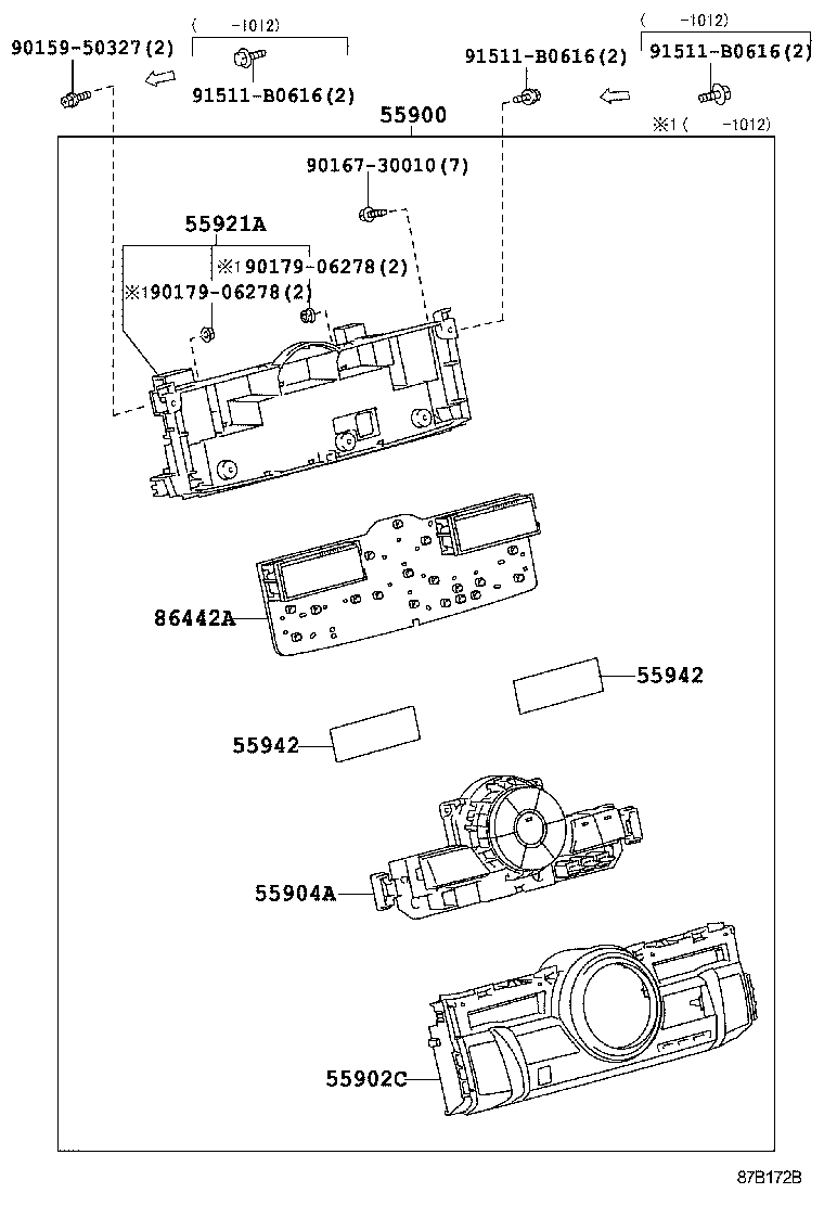  MARK X |  HEATING AIR CONDITIONING CONTROL AIR DUCT