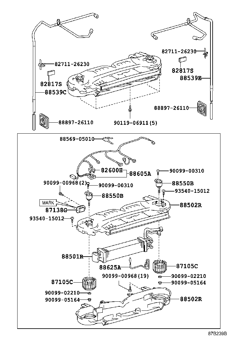  HIACE REGIUSACE |  HEATING AIR CONDITIONING COOLER UNIT