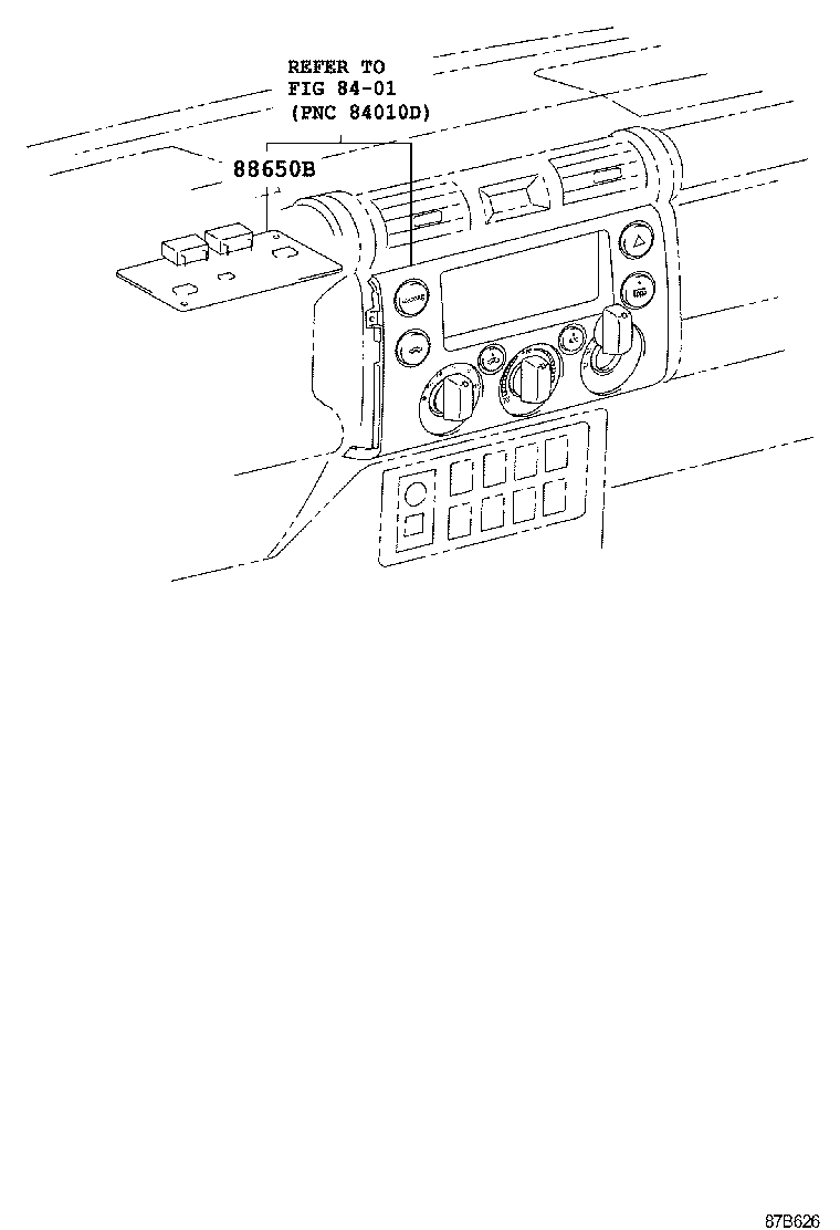  FJ CRUISER |  HEATING AIR CONDITIONING CONTROL AIR DUCT