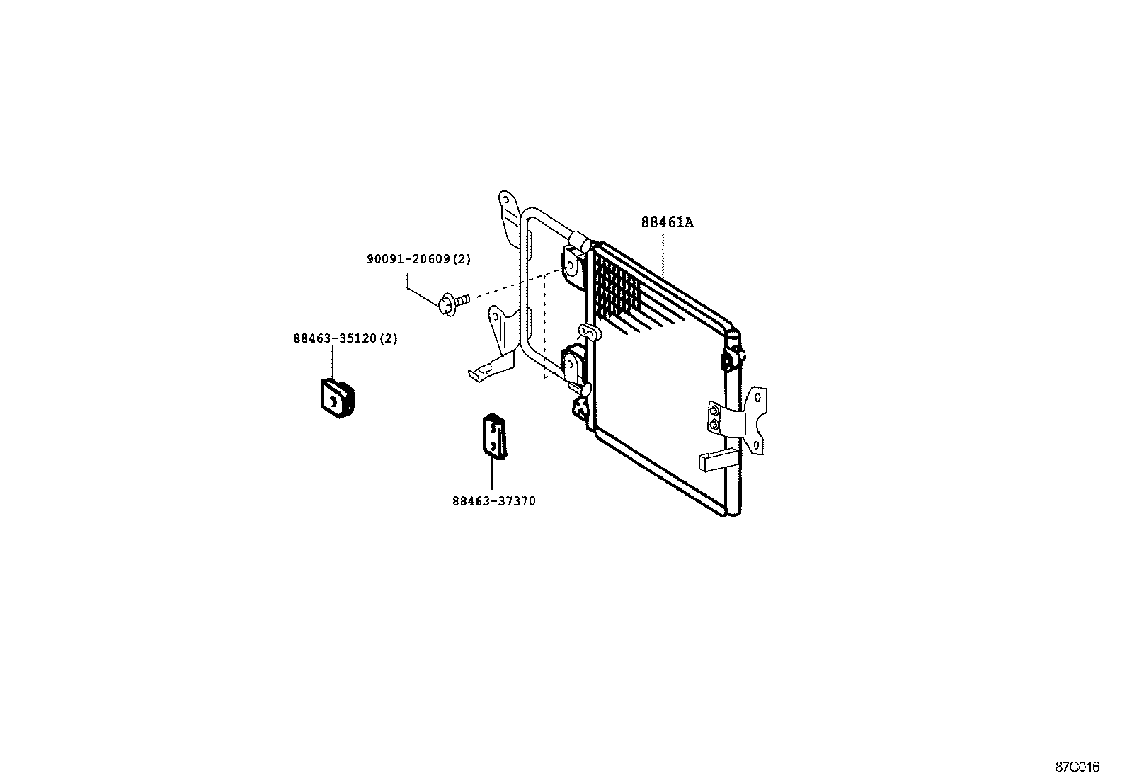  DYNA TOYOACE |  HEATING AIR CONDITIONING COOLER PIPING