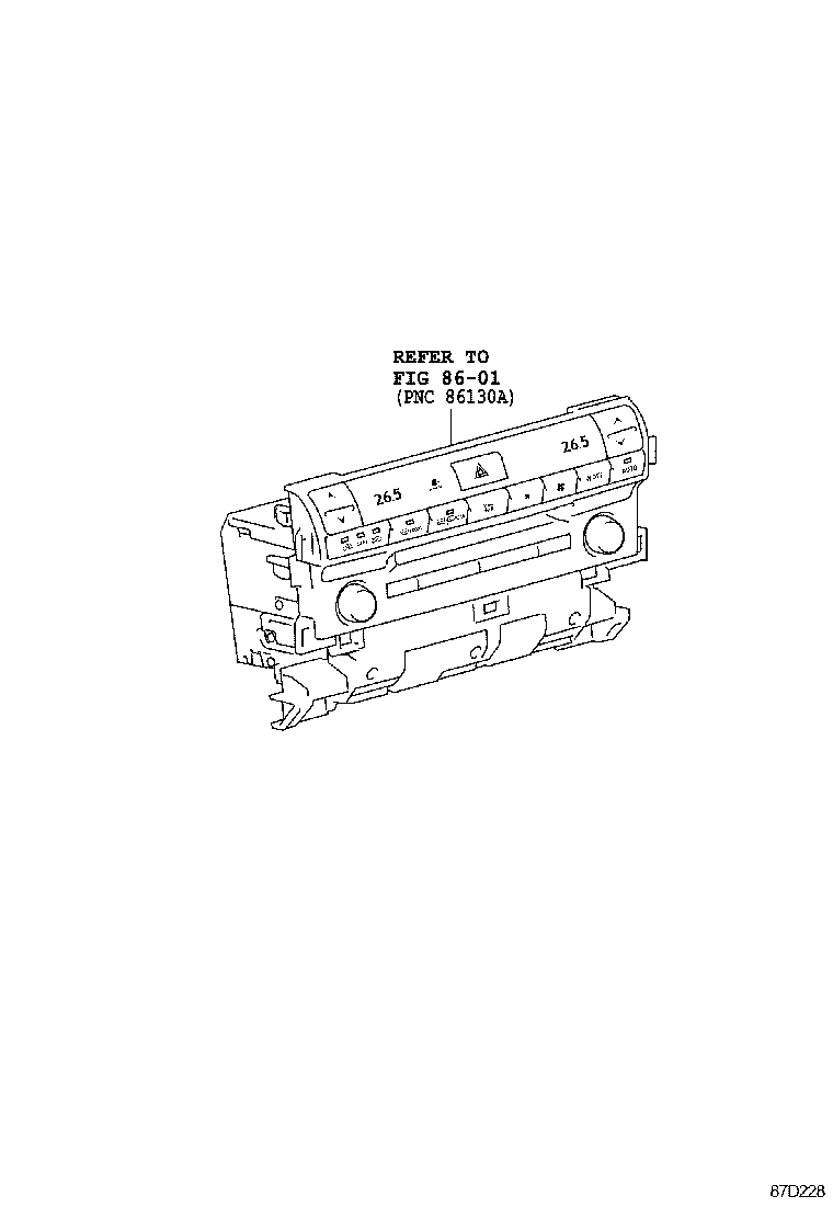  LS460 460L |  HEATING AIR CONDITIONING CONTROL AIR DUCT