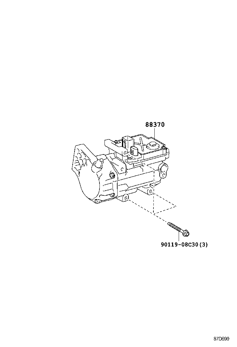 SAI |  HEATING AIR CONDITIONING COMPRESSOR
