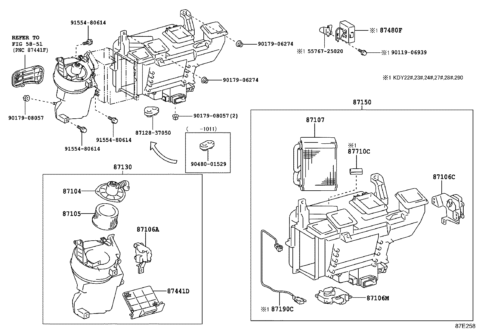  DYNA TOYOACE |  HEATING AIR CONDITIONING HEATER UNIT BLOWER