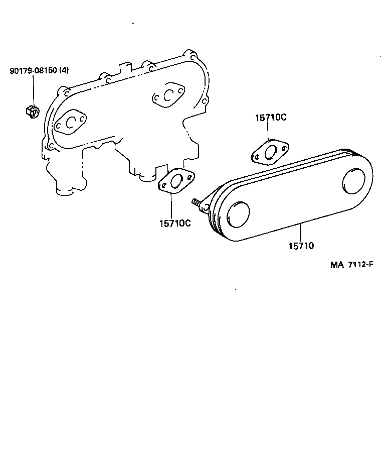  CROWN COMFORT SED |  ENGINE OIL COOLER