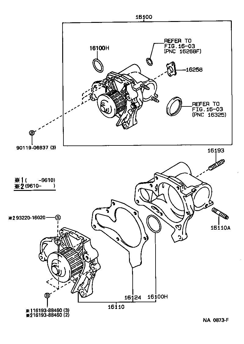  CROWN COMFORT SED |  WATER PUMP