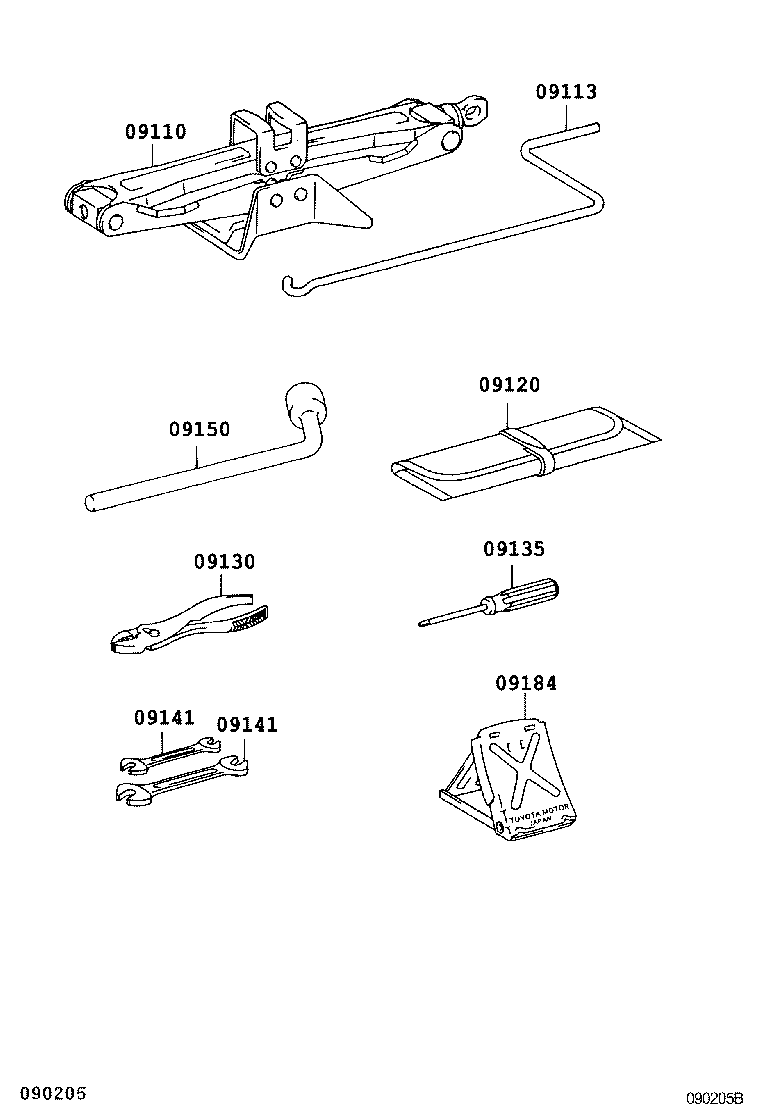  AVENSIS |  STANDARD TOOL