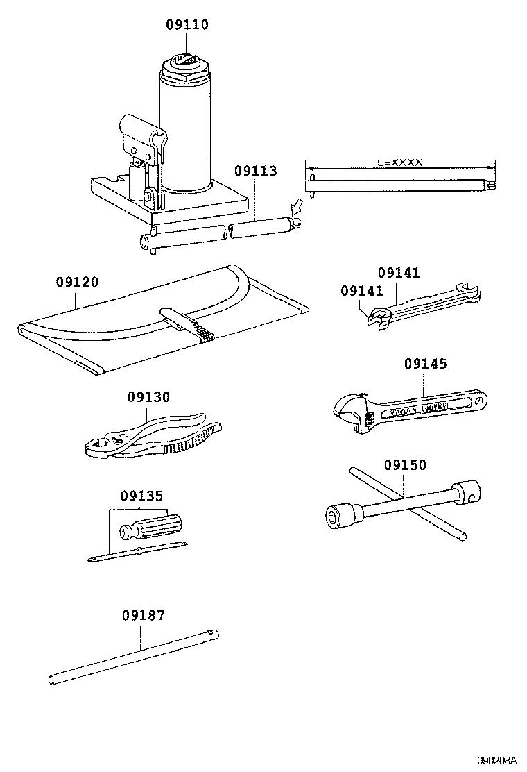  DYNA TOYOACE HV |  STANDARD TOOL