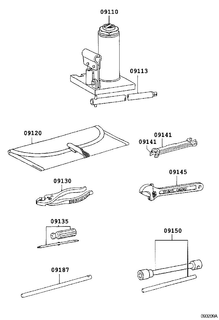  DYNA TOYOACE HV |  STANDARD TOOL