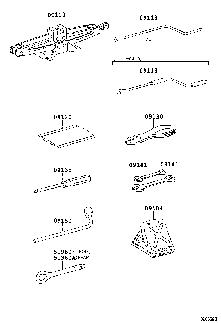  GS460 430 350 |  STANDARD TOOL