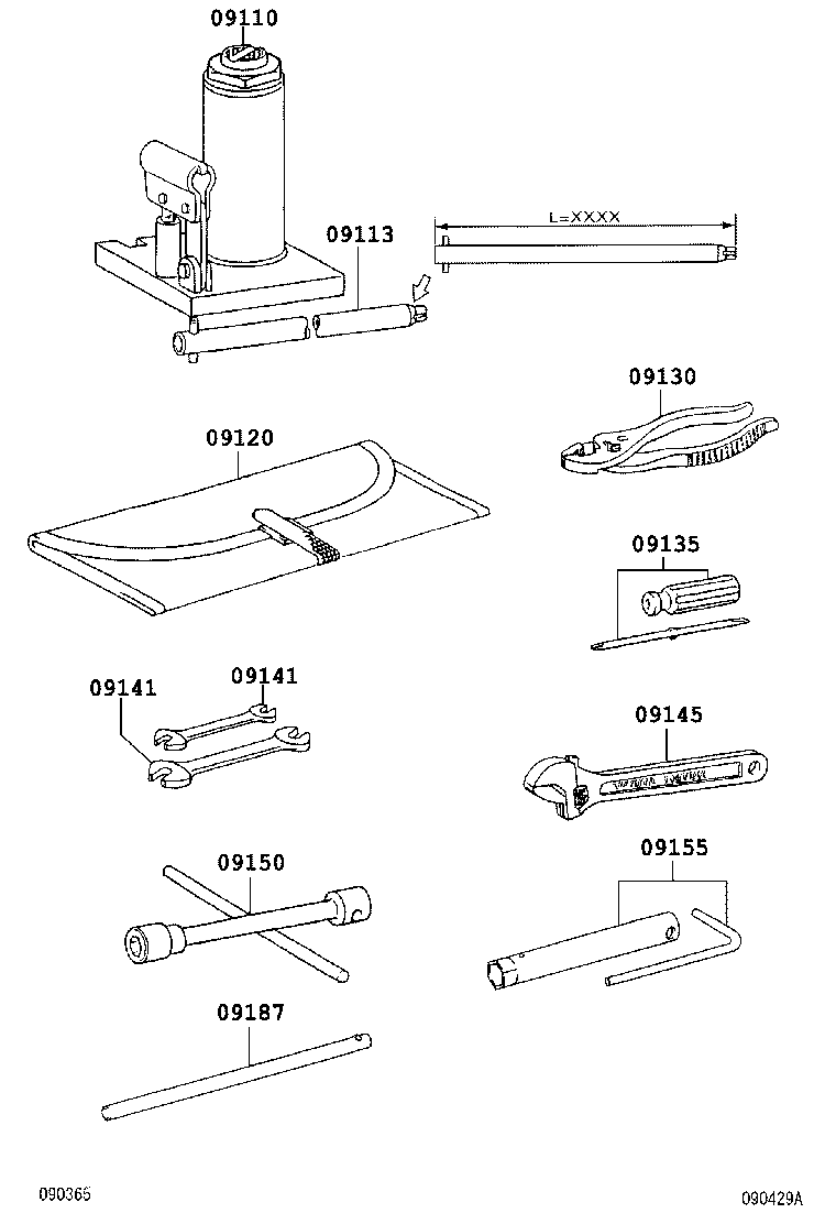  DYNA TOYOACE |  STANDARD TOOL