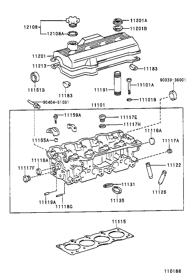  LITE TOWNACE NOAH V |  CYLINDER HEAD