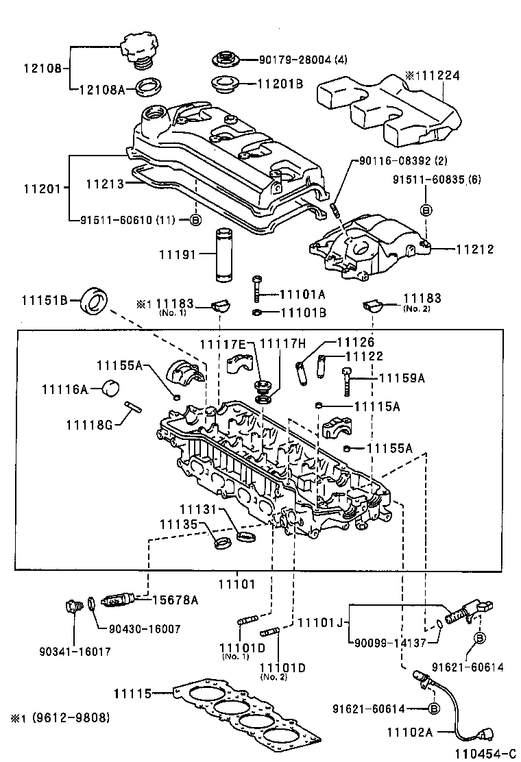  CALDINA |  CYLINDER HEAD