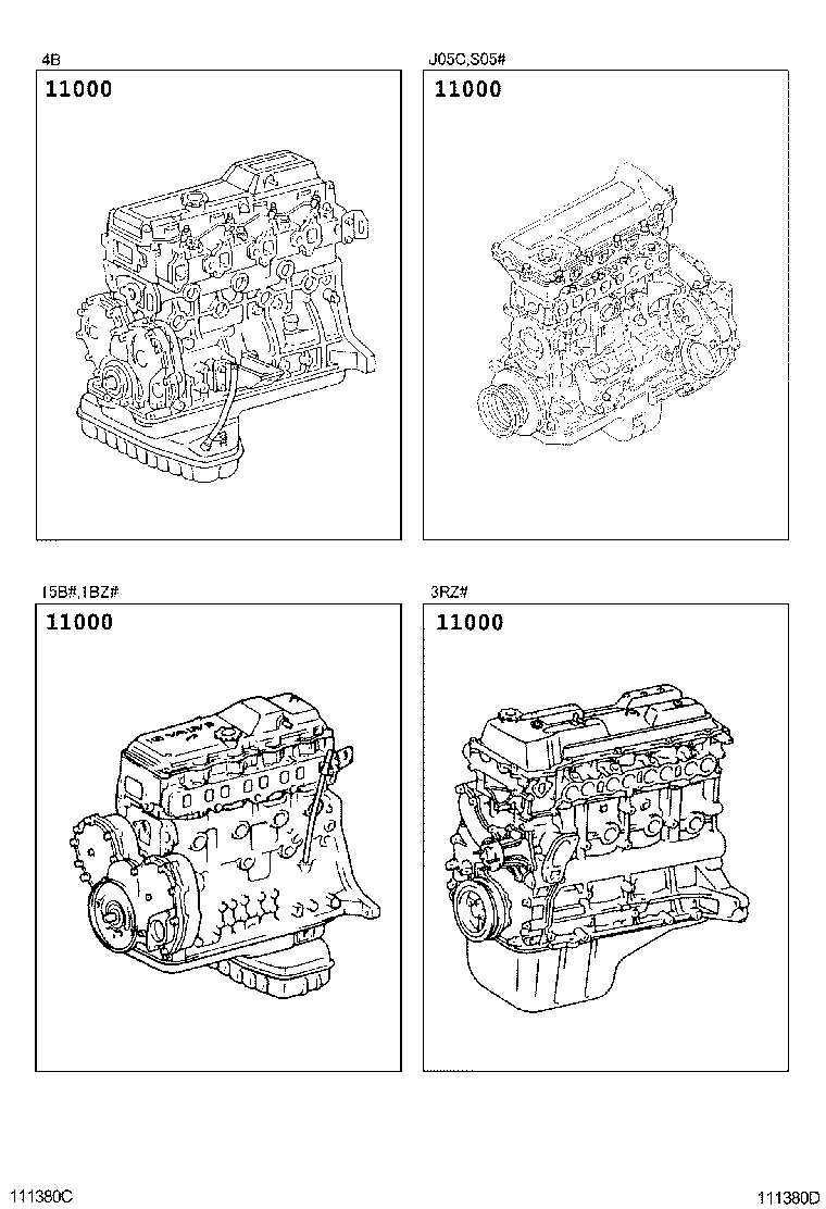  DYNA TOYOACE |  PARTIAL ENGINE ASSEMBLY