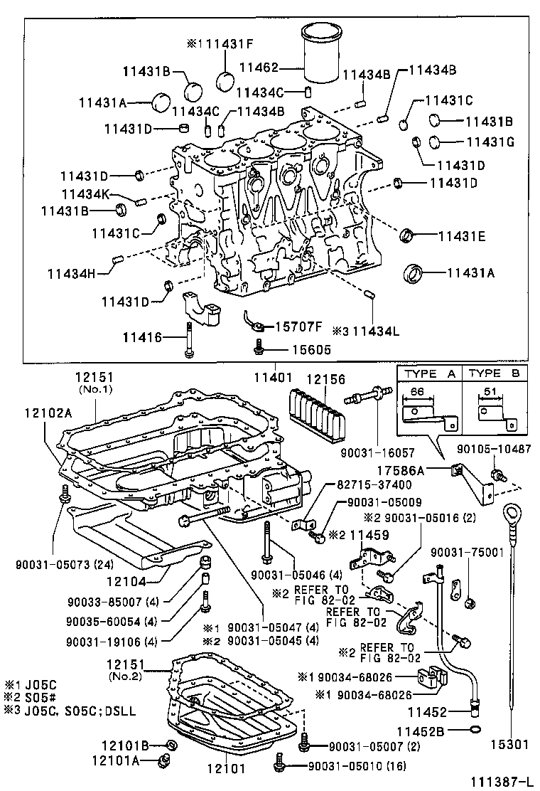 DYNA TOYOACE |  CYLINDER BLOCK