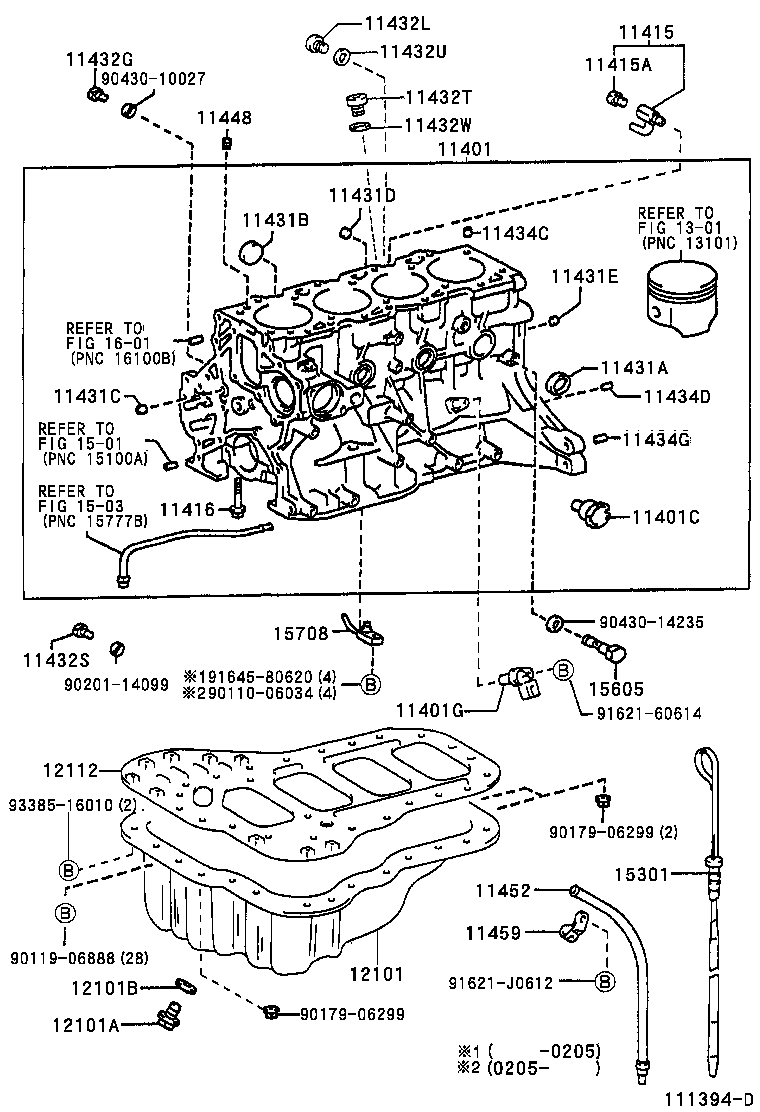  LITE TOWNACE |  CYLINDER BLOCK