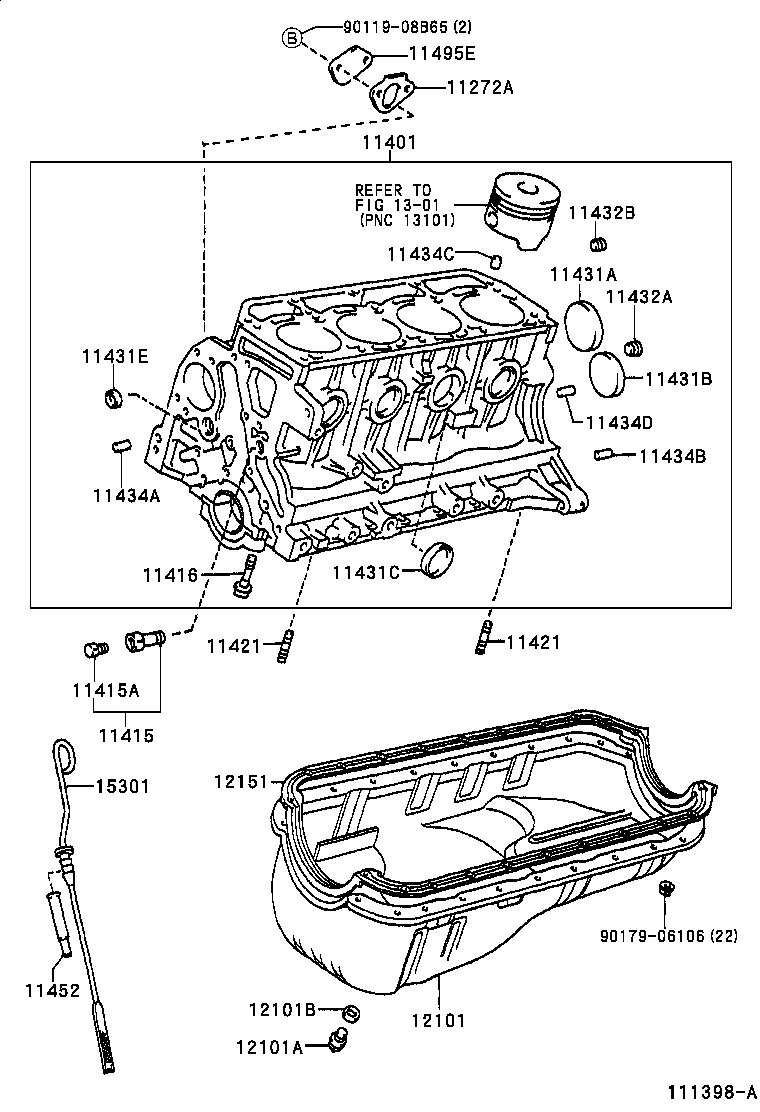  LITE TOWNACE |  CYLINDER BLOCK