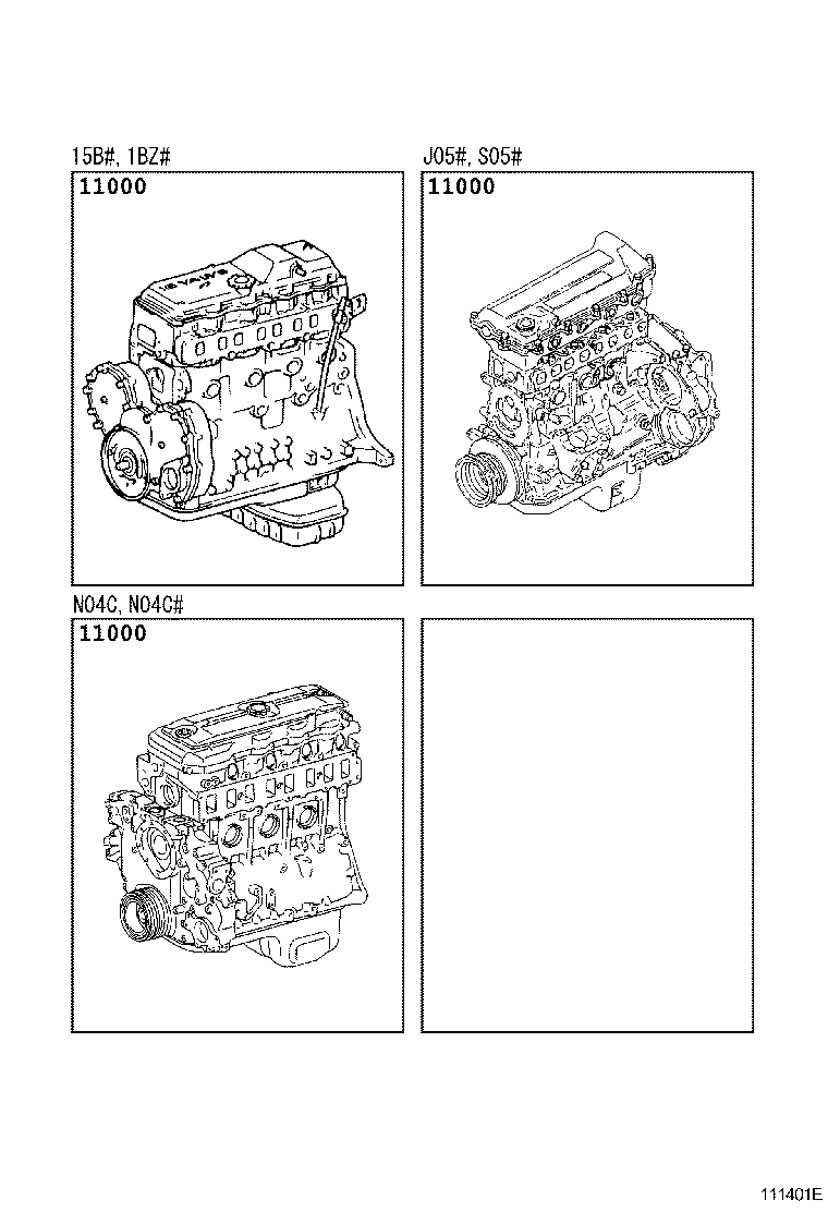  DYNA TOYOACE |  PARTIAL ENGINE ASSEMBLY