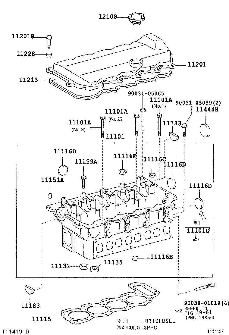  DYNA TOYOACE |  CYLINDER HEAD