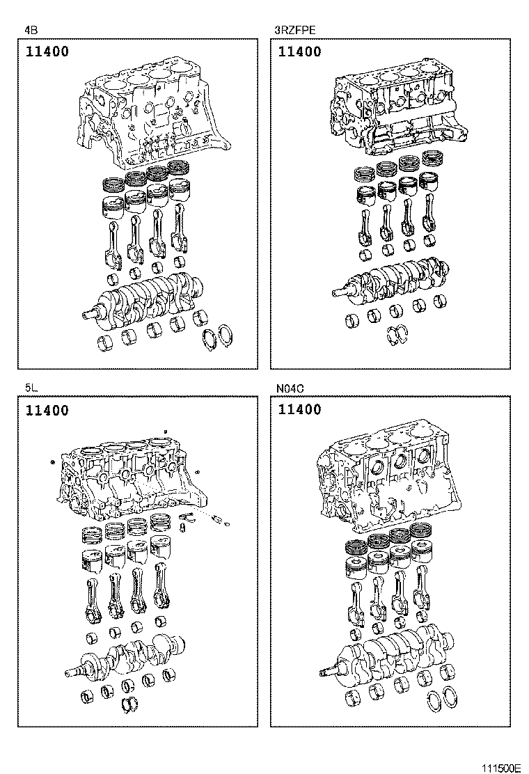  QUICK DELI URBAN SUP |  SHORT BLOCK ASSEMBLY