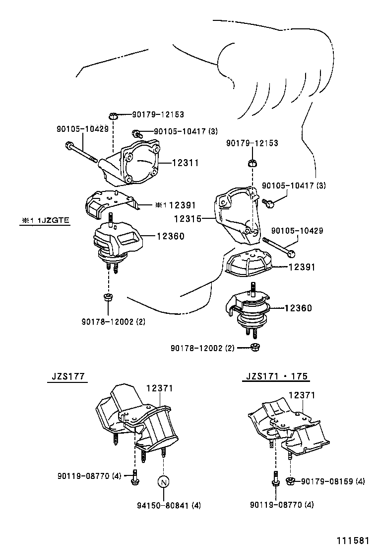  CROWN CROWN MAJESTA |  MOUNTING