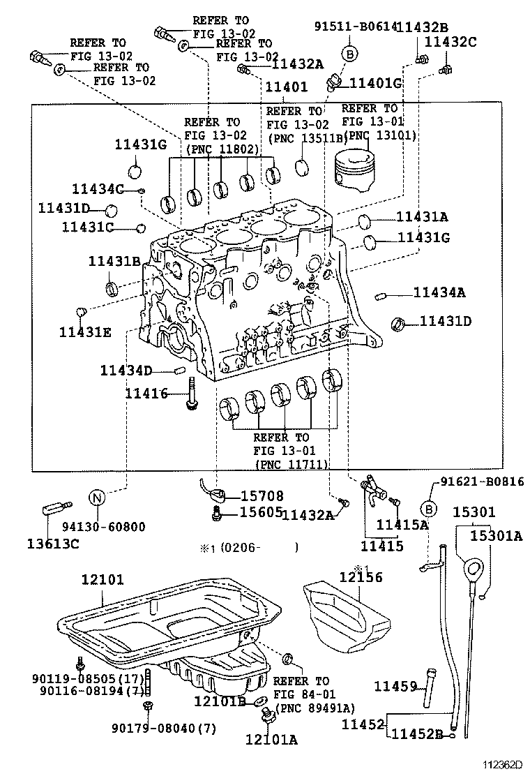  DYNA TOYOACE |  CYLINDER BLOCK
