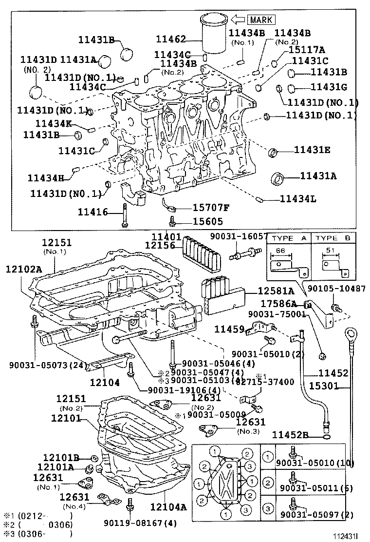  DYNA TOYOACE |  CYLINDER BLOCK