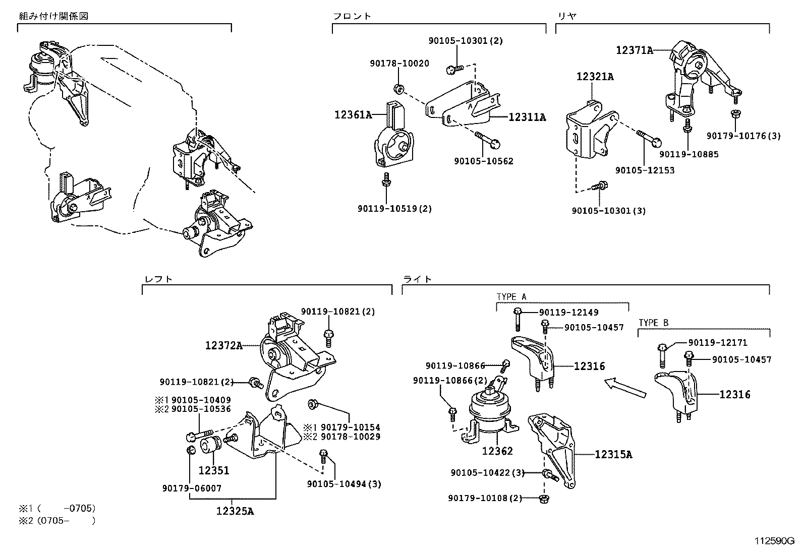  CALDINA |  MOUNTING