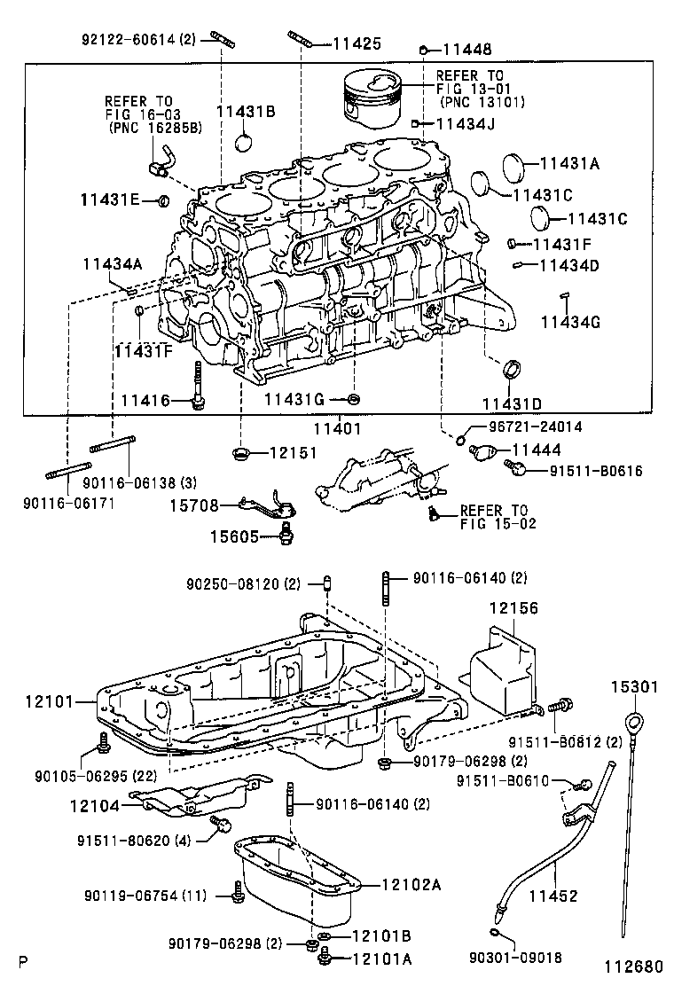  HILUX SURF |  CYLINDER BLOCK