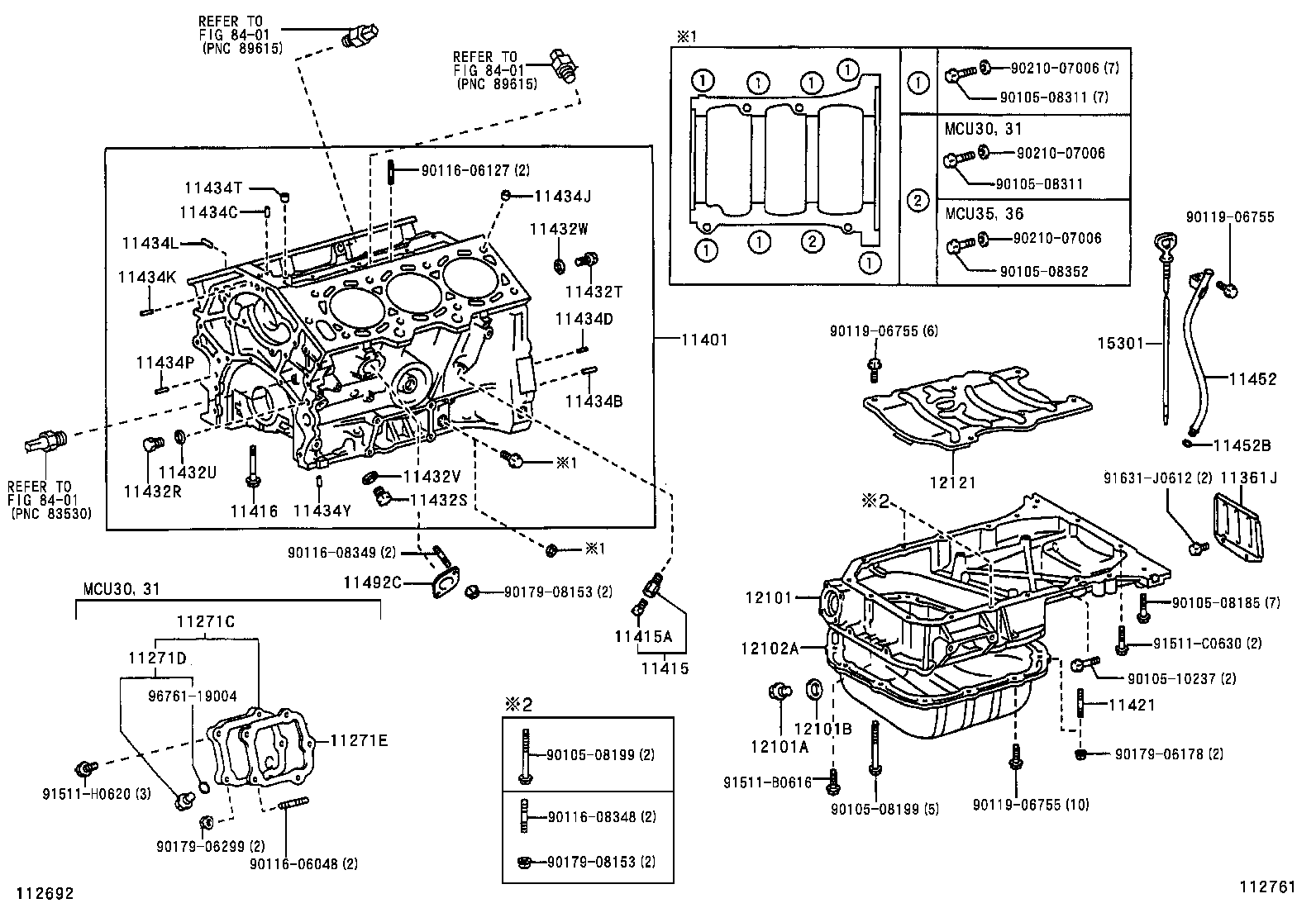  HARRIER |  CYLINDER BLOCK