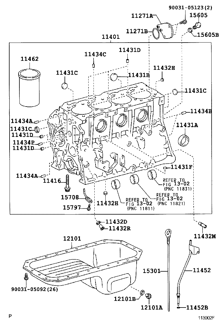  DYNA TOYOACE |  CYLINDER BLOCK