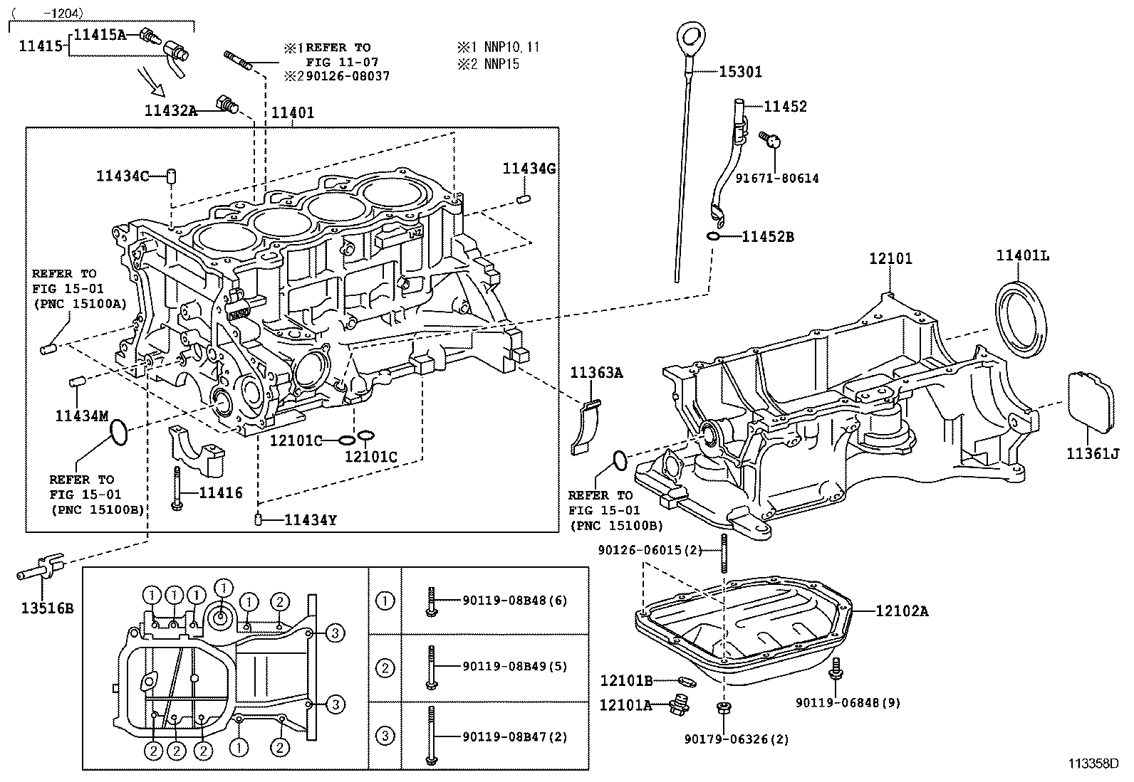  PORTE |  CYLINDER BLOCK