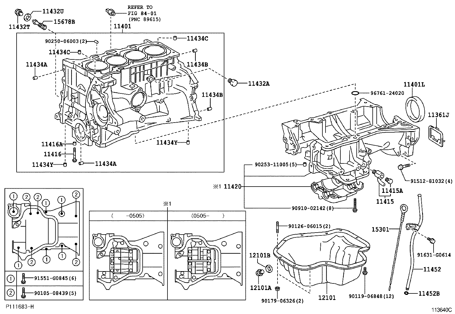  KLUGER L V |  CYLINDER BLOCK