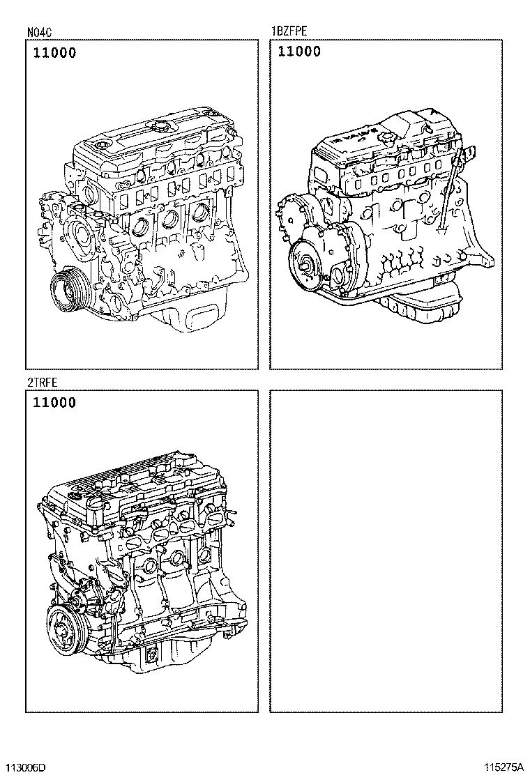  DYNA TOYOACE |  PARTIAL ENGINE ASSEMBLY