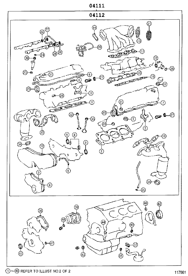  ALPHARD G V |  ENGINE OVERHAUL GASKET KIT