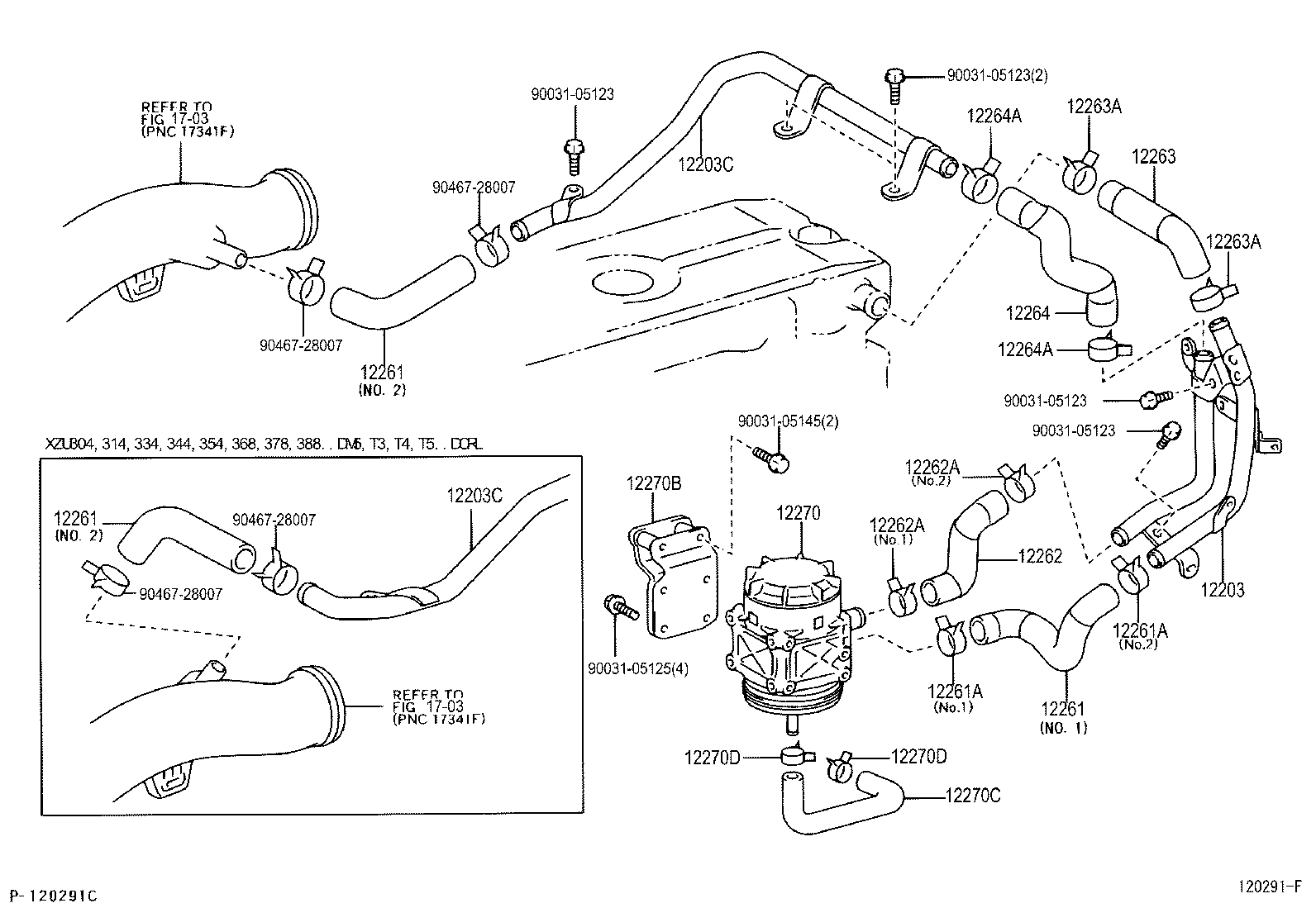  DYNA TOYOACE |  VENTILATION HOSE