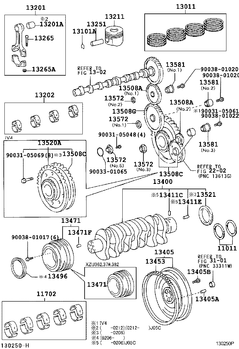  DYNA TOYOACE |  CRANKSHAFT PISTON