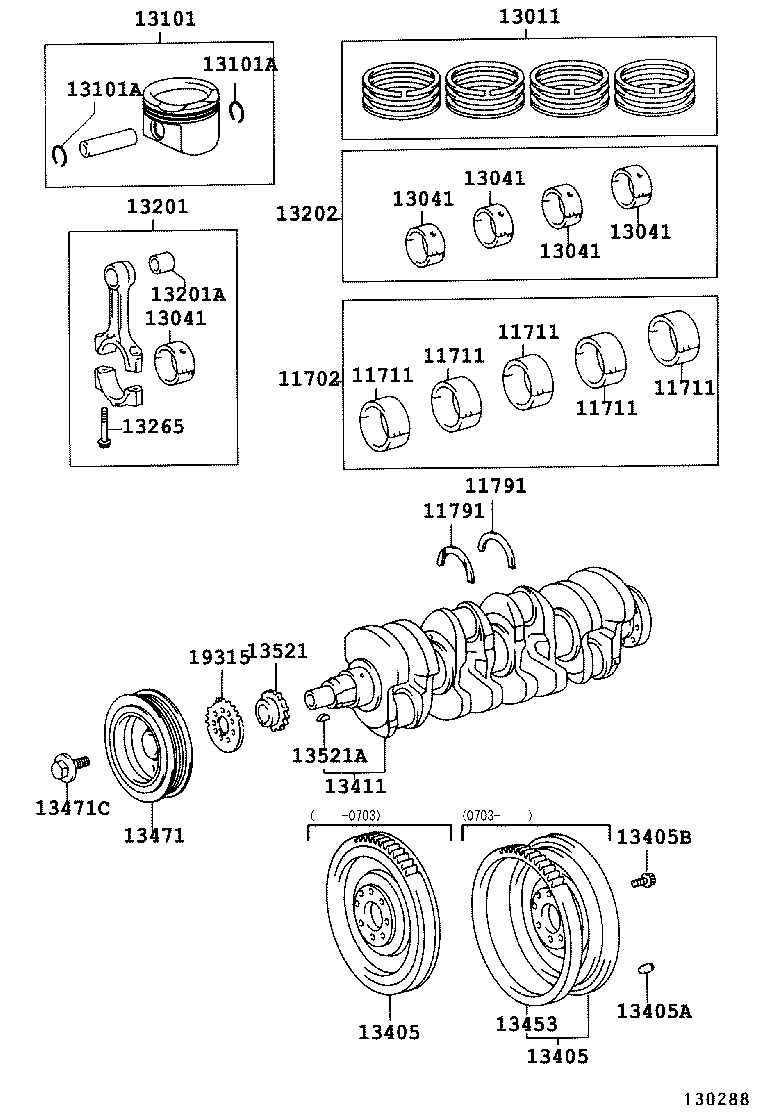  MR S |  CRANKSHAFT PISTON