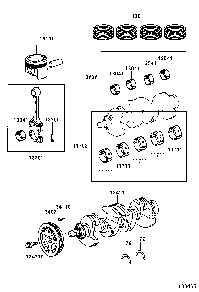  IST |  CRANKSHAFT PISTON