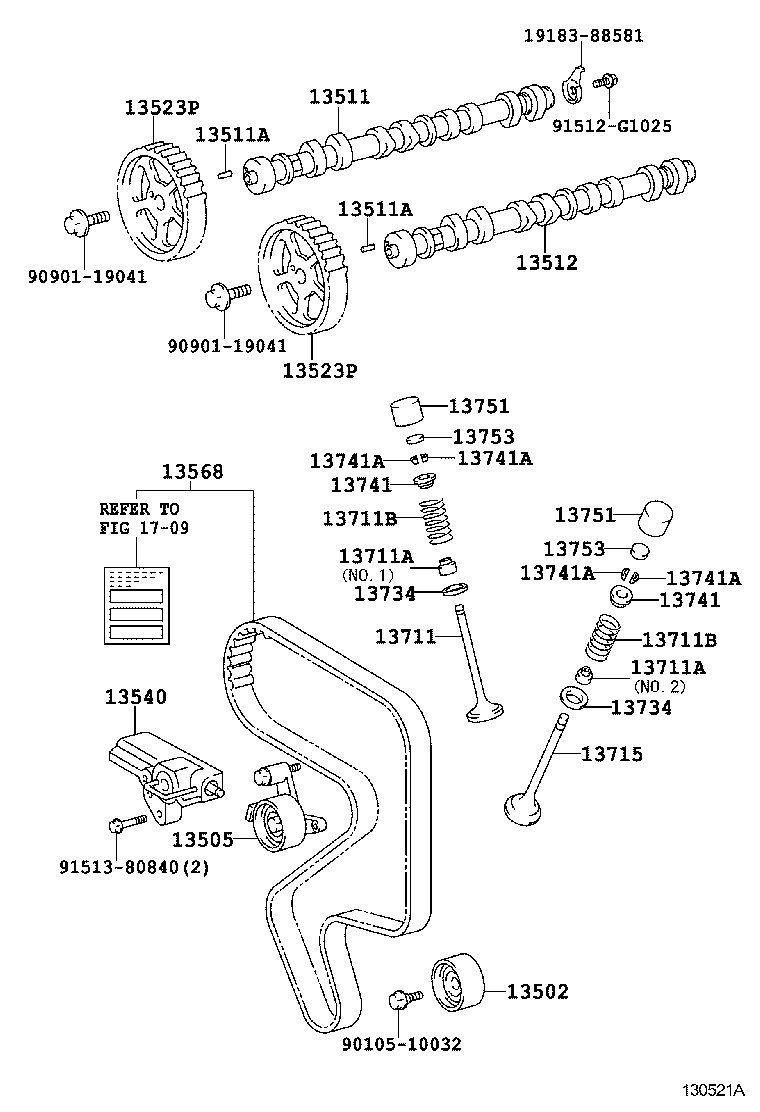  CALDINA |  CAMSHAFT VALVE