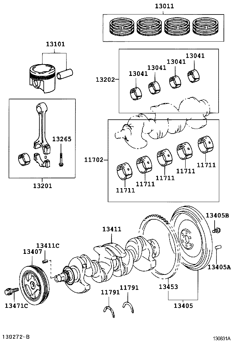  VITZ |  CRANKSHAFT PISTON