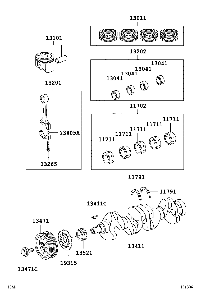  PASSO SETTE |  CRANKSHAFT PISTON